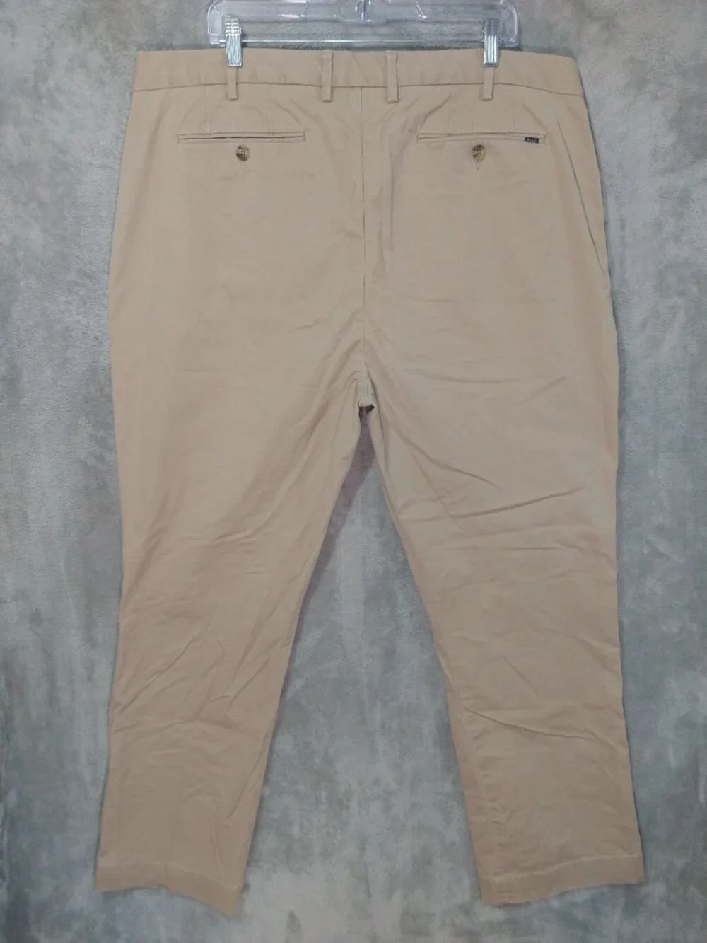 Polo Ralph Lauren Pants Mens 40x32 Beige Chino Stretch Classic Fit Cotton Twill